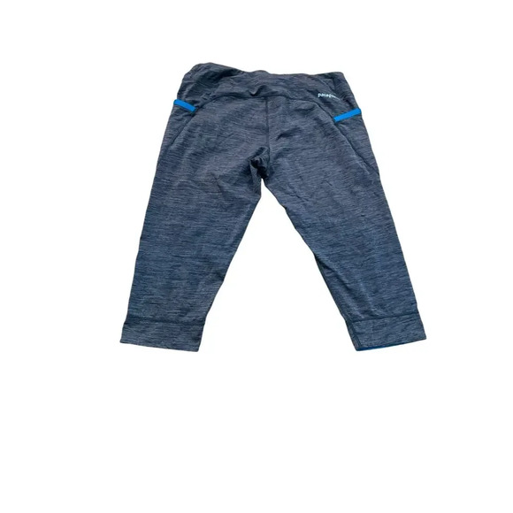 Patagonia Gray Diversifly Capris Cropped Tights Pants Size Medium - Picture 4 of 4